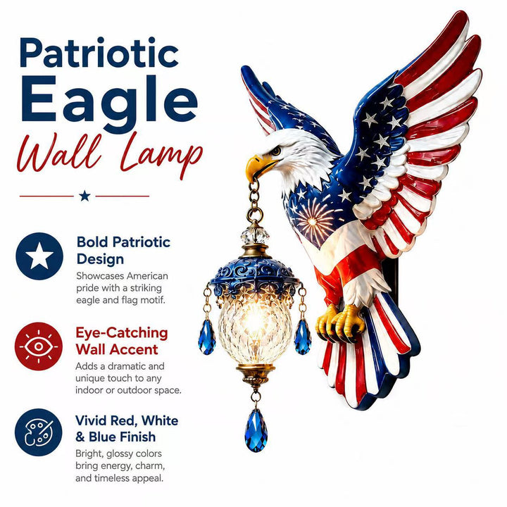 Decorative wall lamp in eagle design Kalsten