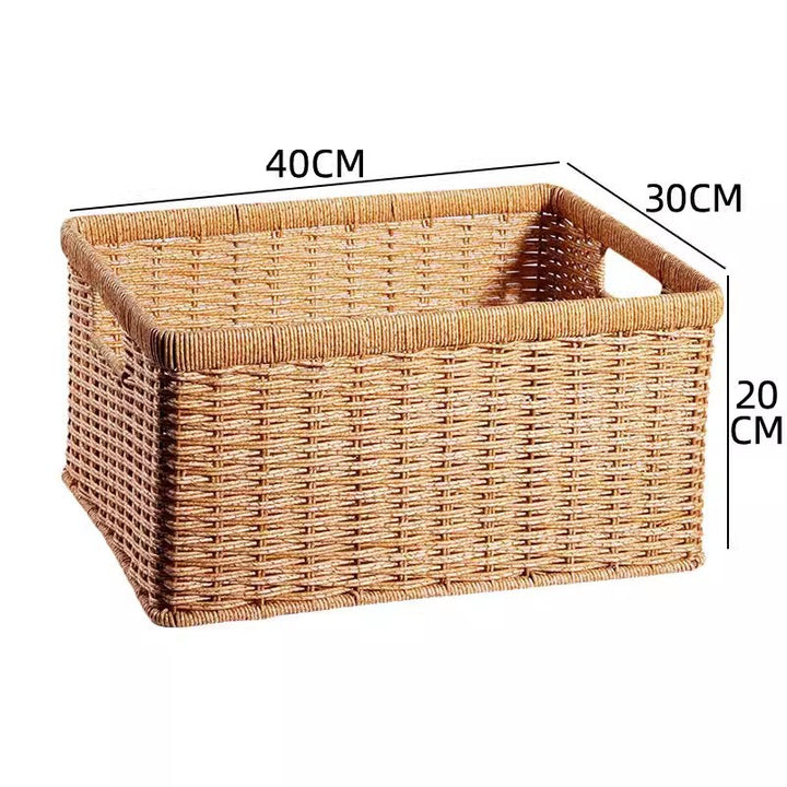 Handwoven Rectangular Storage Basket Kalsten
