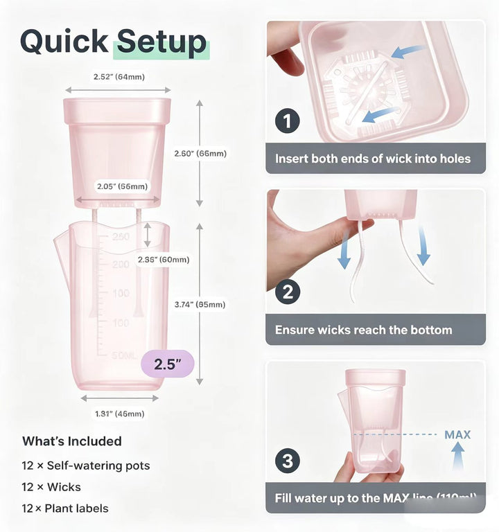 Self-Watering Seed Starter Kit Kalsten