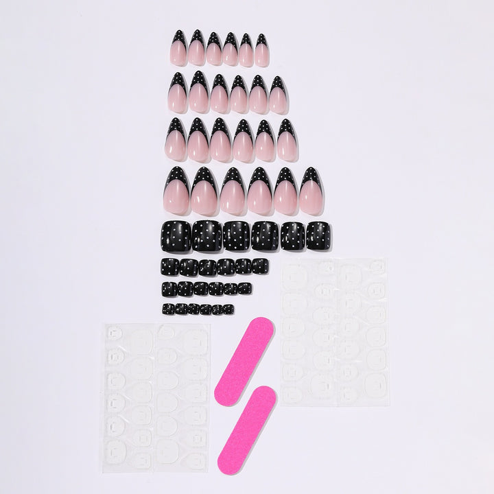 Glamorous artificial nails with unique design Kalsten