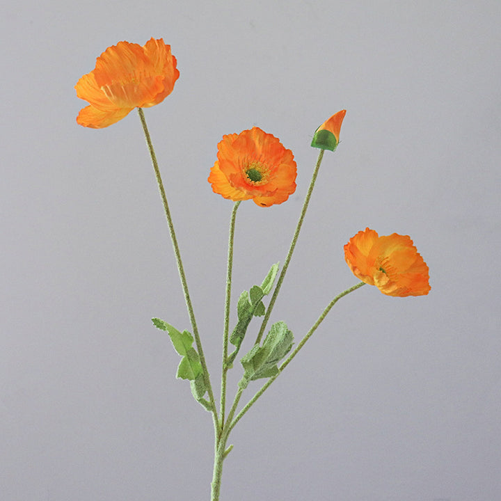 Realistic Decorative Ranunculus Stem