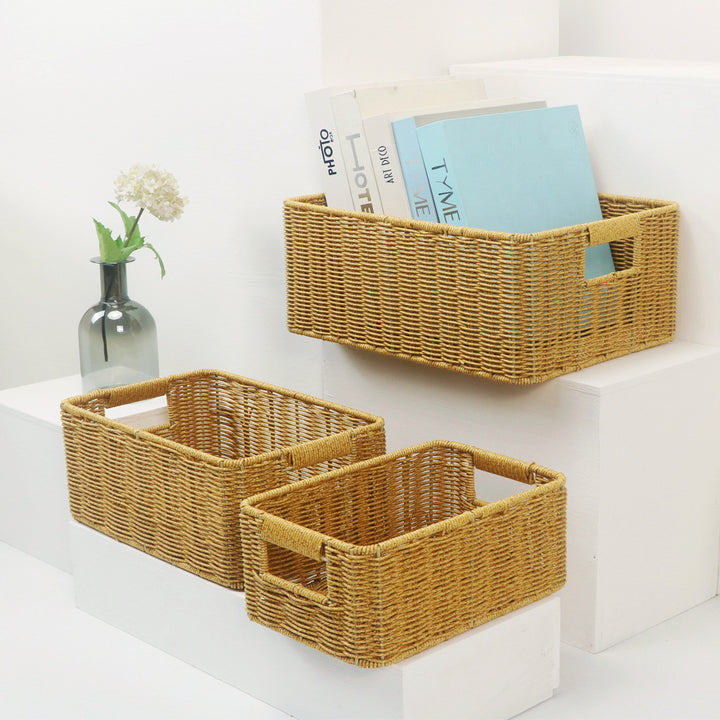 Rectangular Woven Storage Box Kalsten