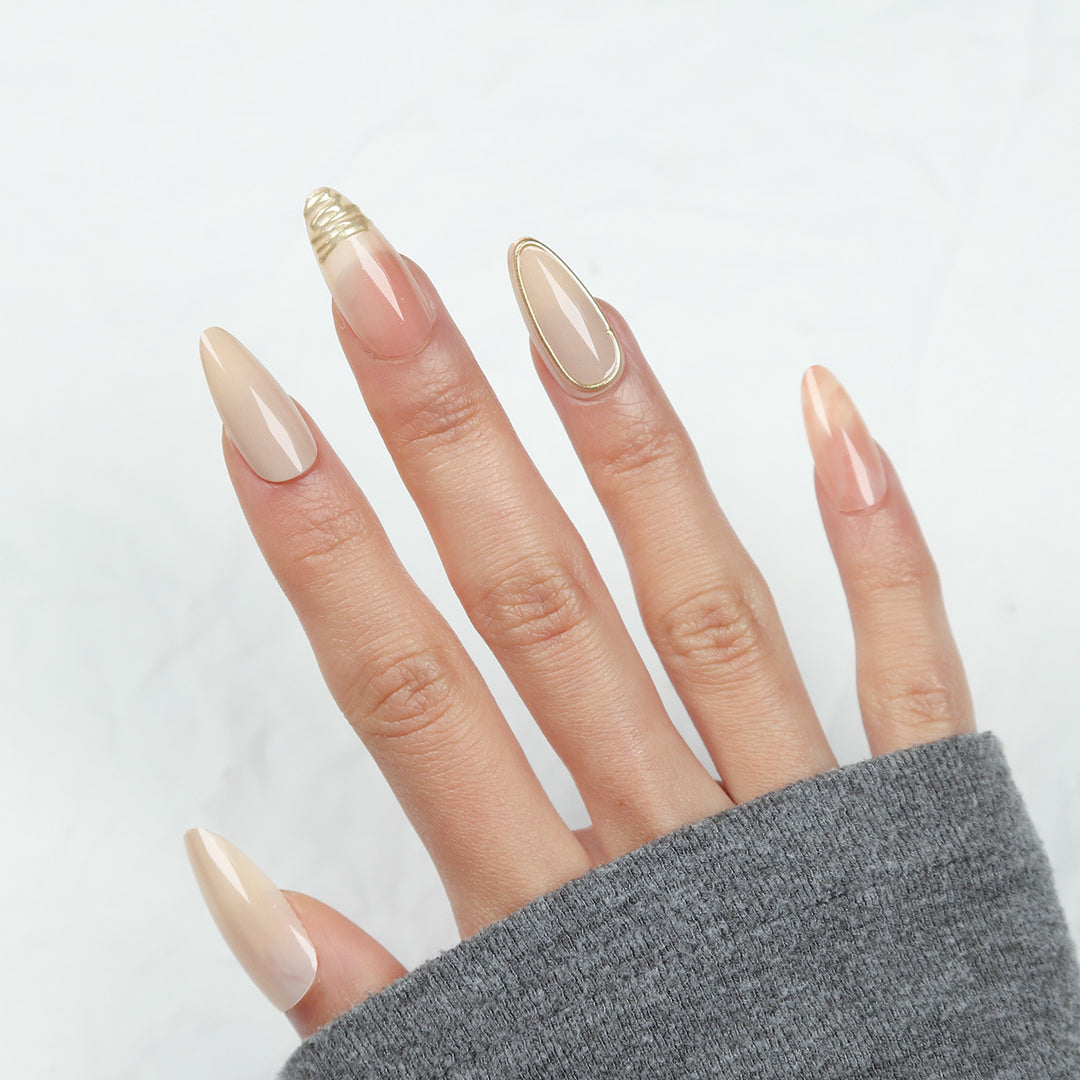 Elegant Stiletto Press-On Nail Art Set Kalsten