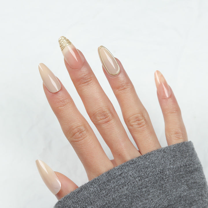Elegant Stiletto Press-On Nail Art Set Kalsten