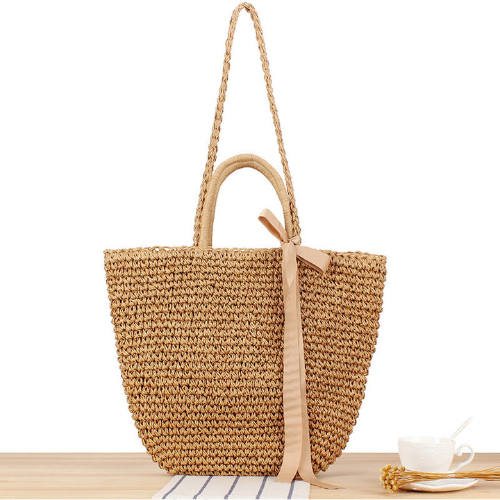 Elegant Straw Shopping Bag Kalsten