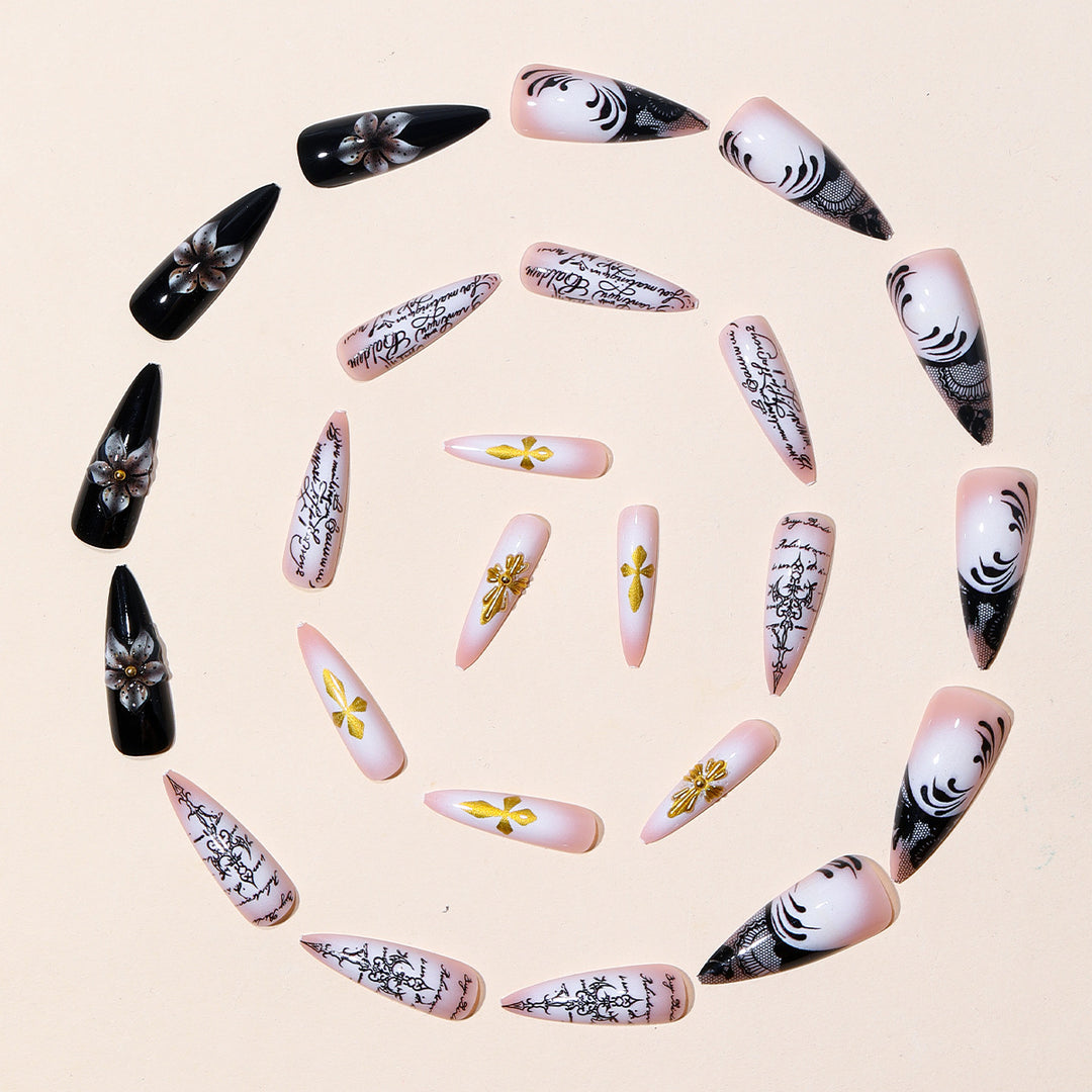 Premium Stiletto Nail Art Extensions Kalsten