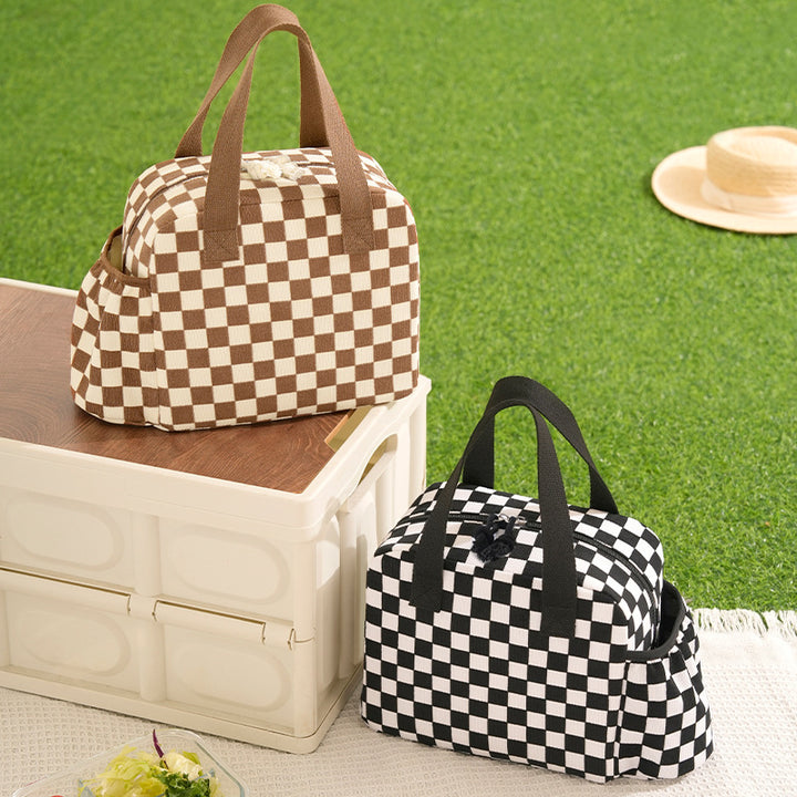 Insulated Lunch Tote with Beverage Holder Kalsten