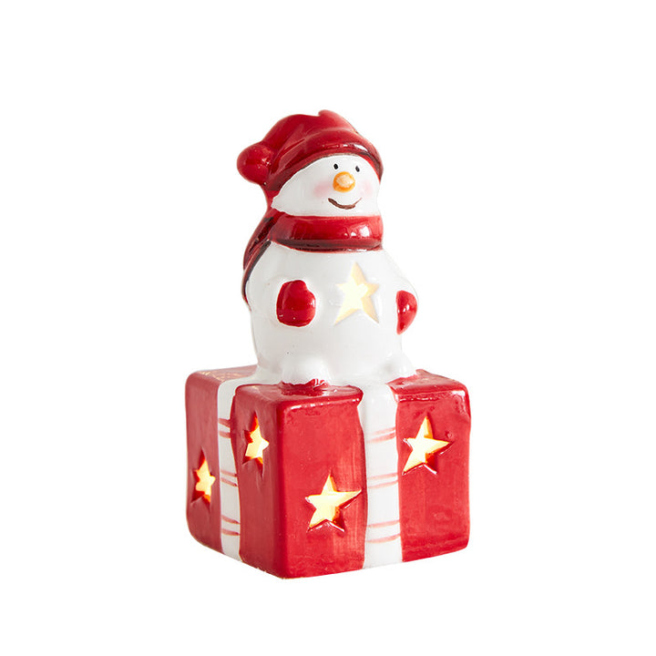 Whimsical Santa Gnome Figurine