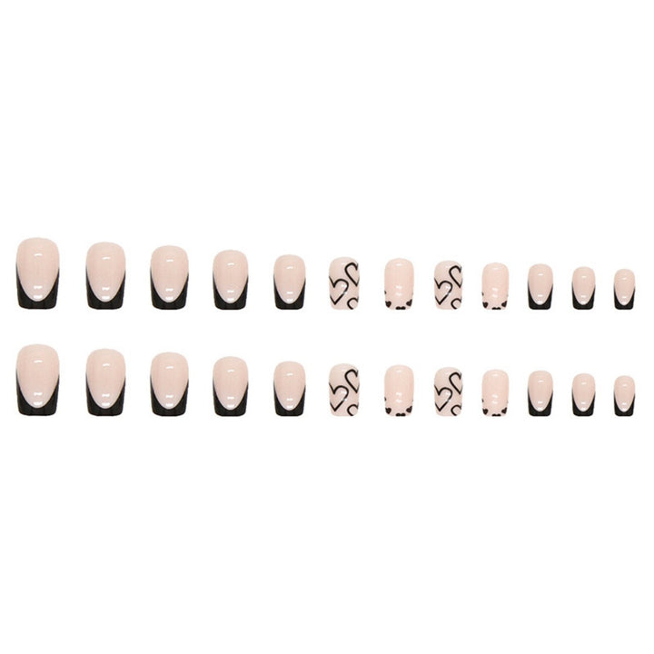 Elegant Heart Pattern Nail Art Kalsten