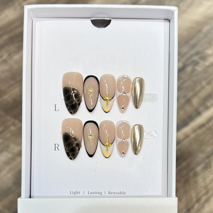 Reusable Press-On Nail Set Kalsten