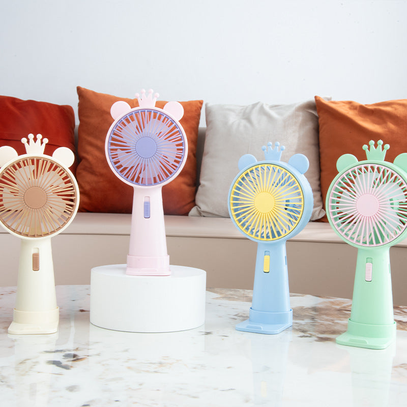 Portable Deer-Themed Handheld Cooling Fan Kalsten