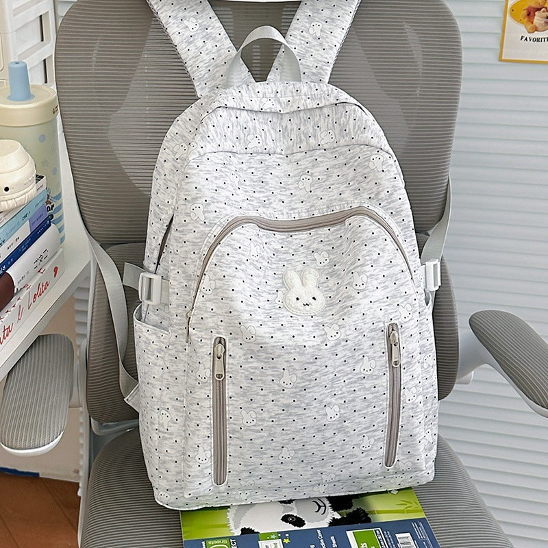 Cute Bunny-Themed School Backpack Kalsten