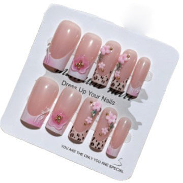 Floral Decorative Nail Tips Kalsten