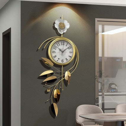 Elegant Floral Wall Clock Kalsten