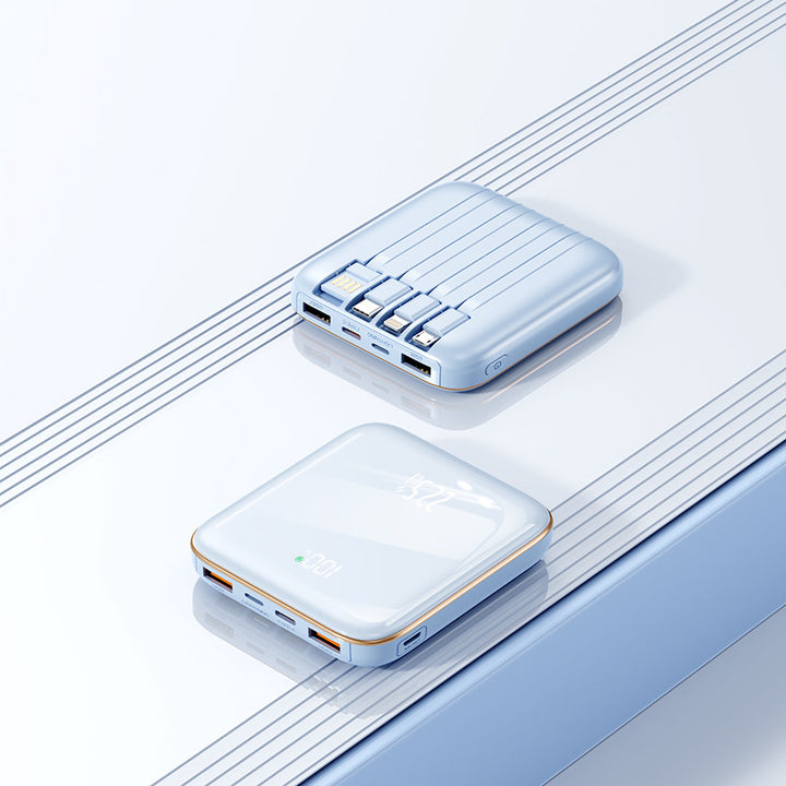 Portable power bank with innovative fast charging function and five-port design Kalsten