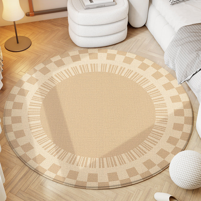 Round Textured Area Rug Kalsten