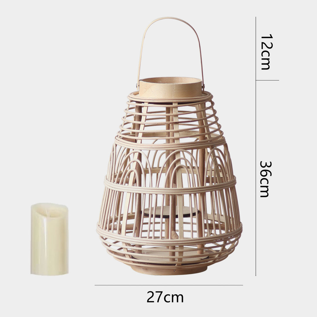 Handcrafted Rattan Lantern Kalsten