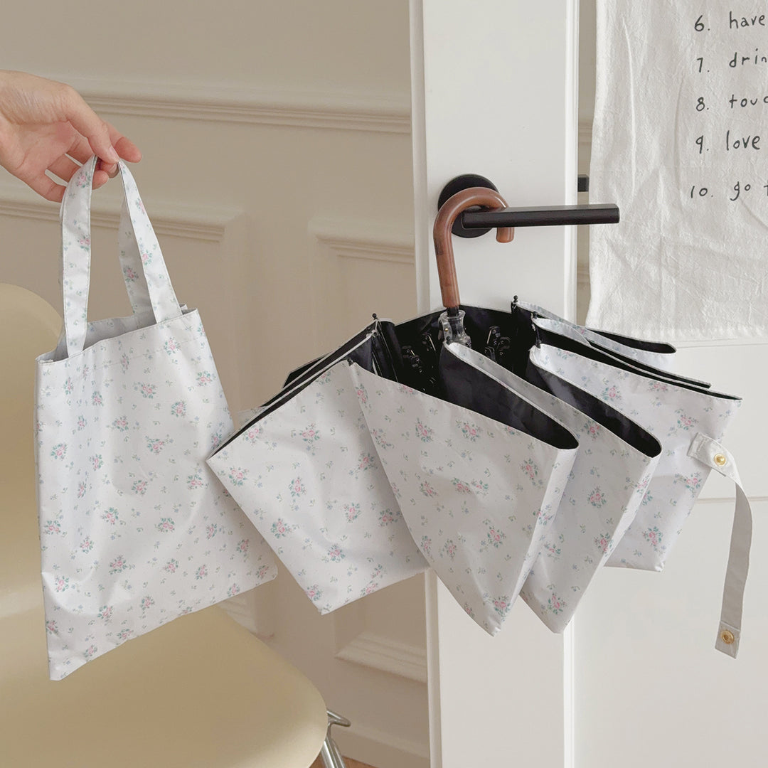Women's Foldable Umbrella with Floral Pattern Kalsten
