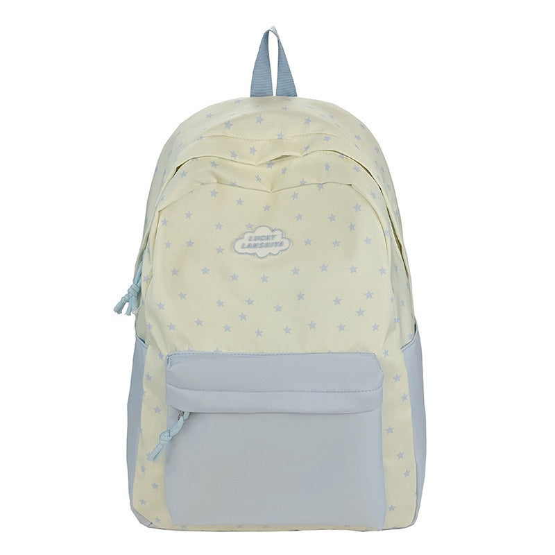 Star Patterned Casual Backpack Kalsten