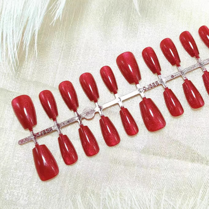 Artificial nails with shimmering effect Kalsten