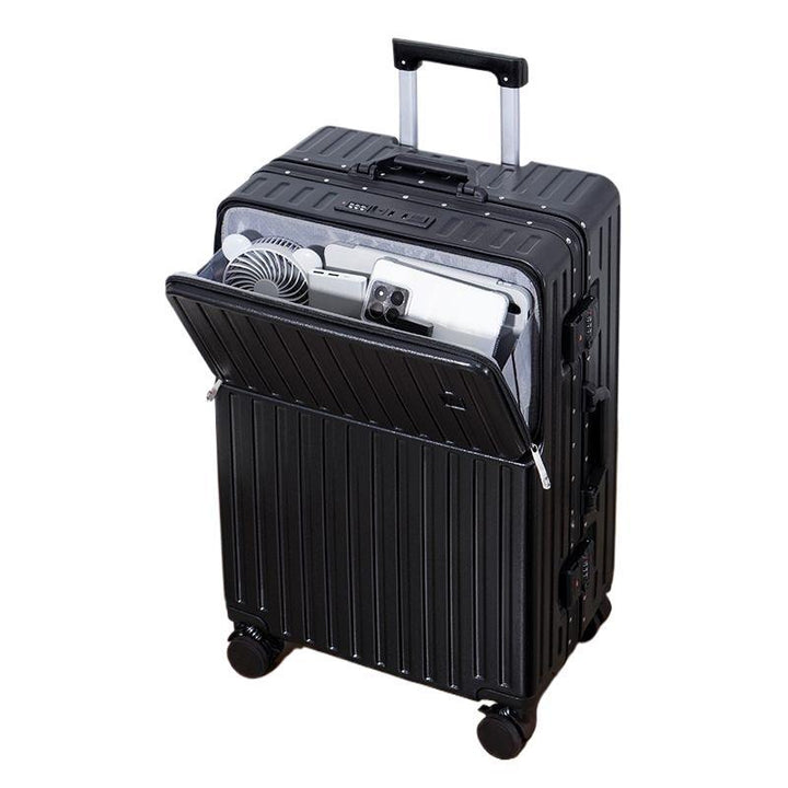 Trolley Suitcase With Innovative Storage Space And Integrated Security System Kalsten