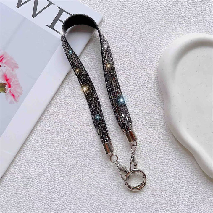 Decorative Rhinestone Phone Lanyard Kalsten