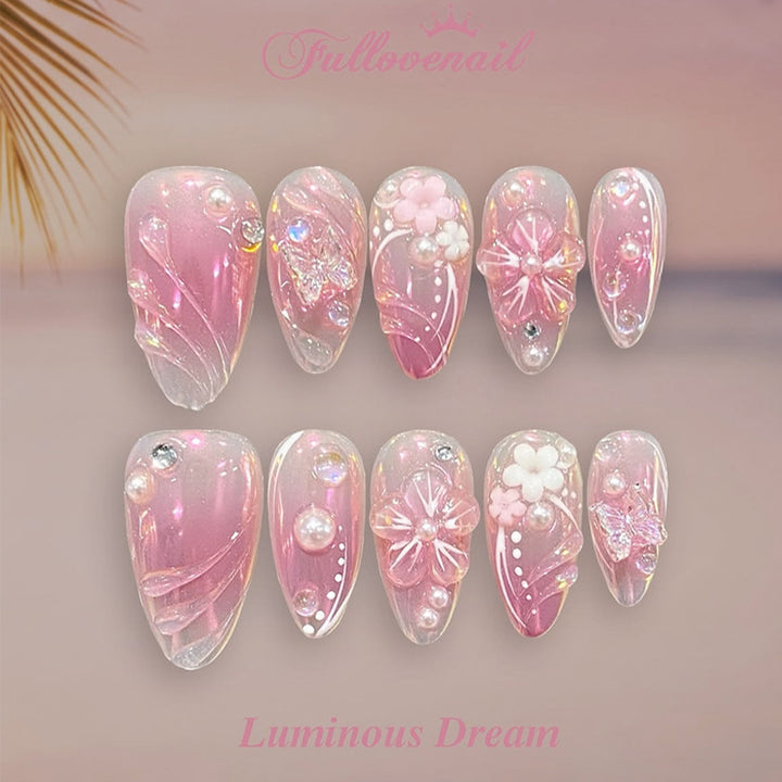 Premium Decorative Press-On Nail Art Set Kalsten