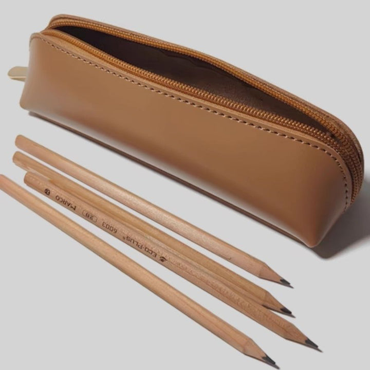 Sleek Leather Pencil Case Kalsten
