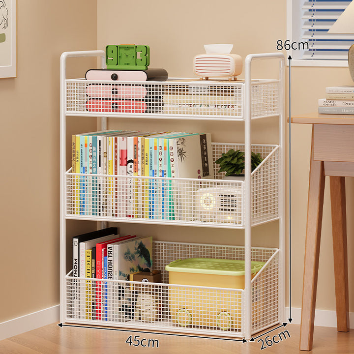 Mesh Multi-Shelf Storage Rack Kalsten