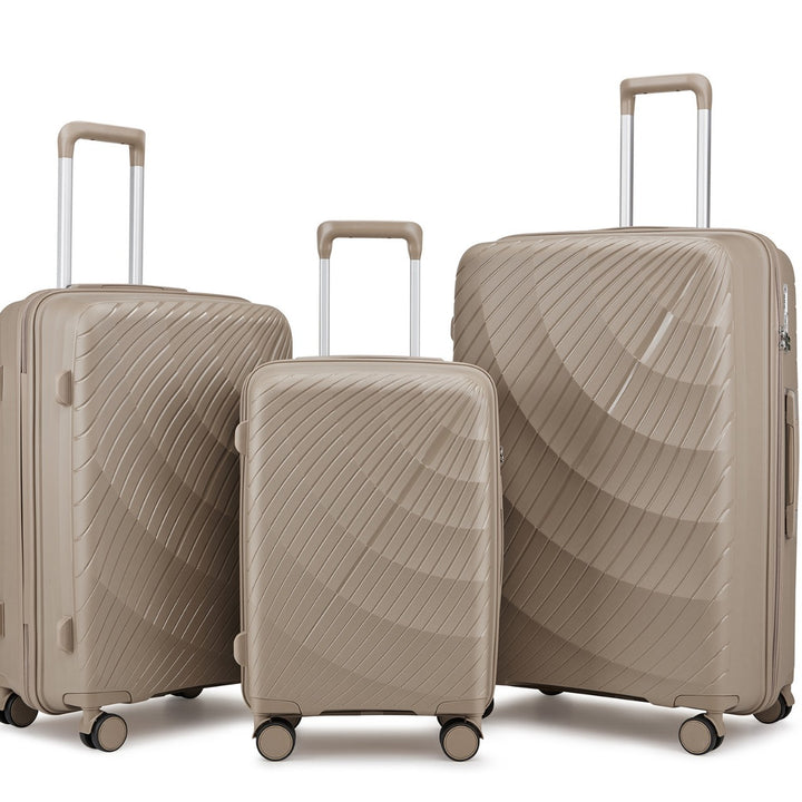 Unisex Premium Textured Hard Shell Luggage Set Kalsten