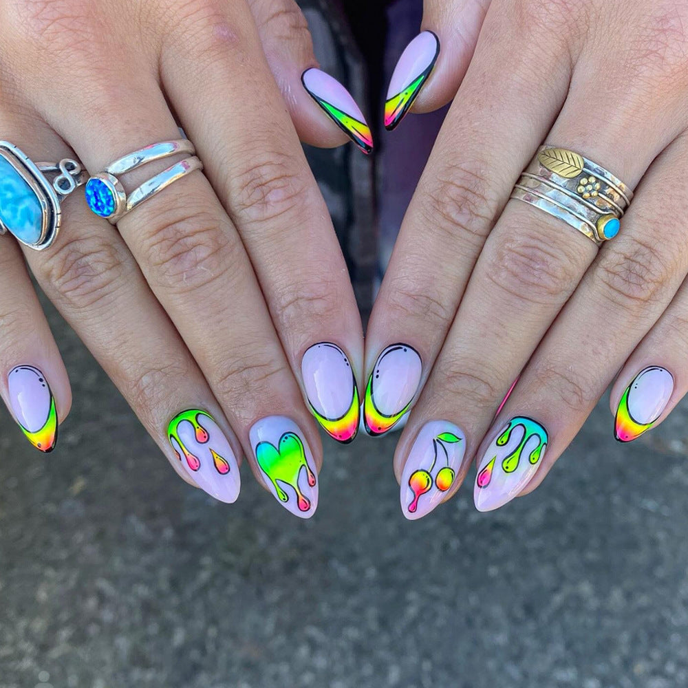 Artistic Abstract Nail Art Kalsten