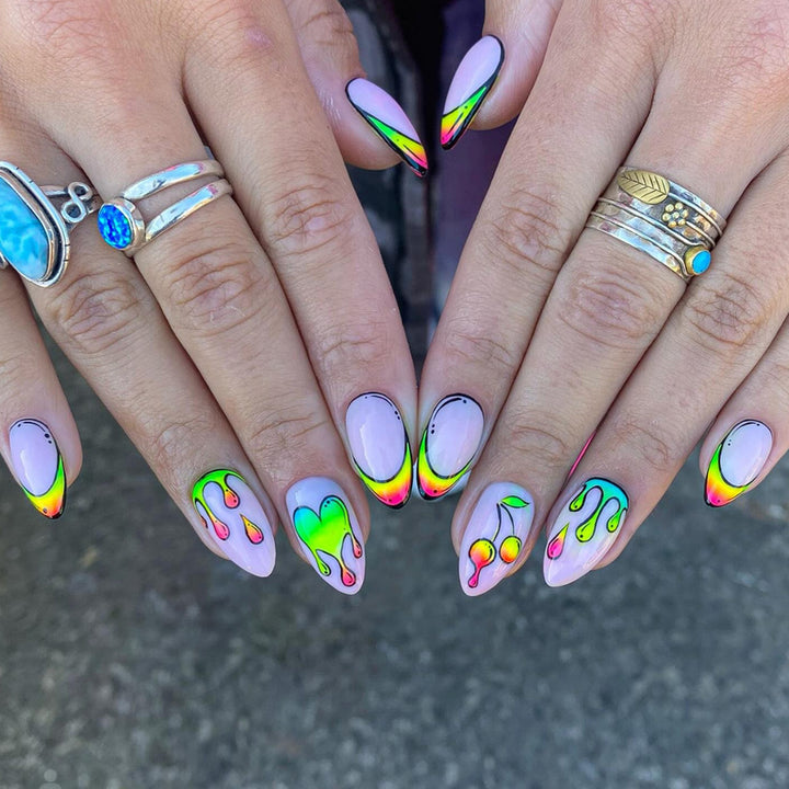 Artistic Abstract Nail Art Kalsten