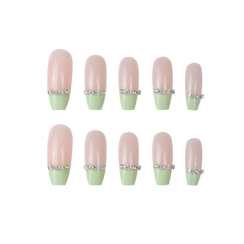Sparkling Glamour Stiletto Nail Extensions Kalsten