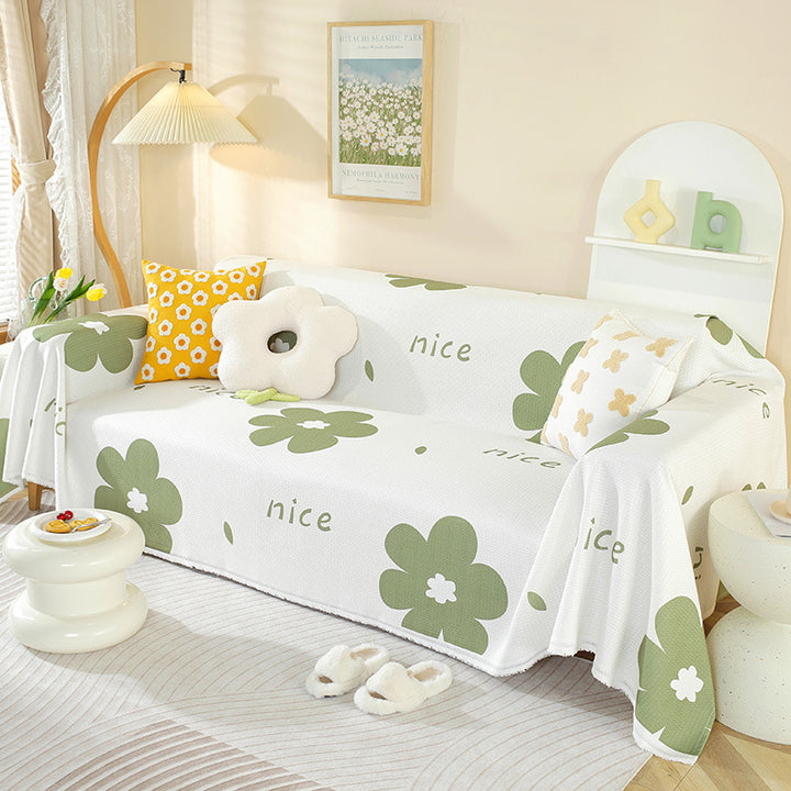 Soft Plush Bunny Pattern Throw Blanket