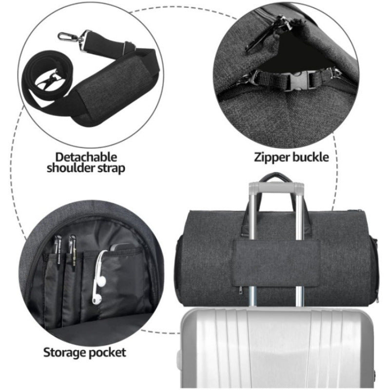 Sporty weekend bag with practical outer pockets Kalsten