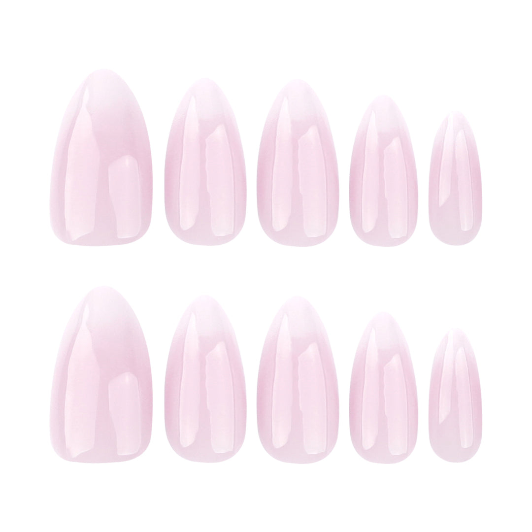 Elegant artificial nails with gentle ombre effect Kalsten