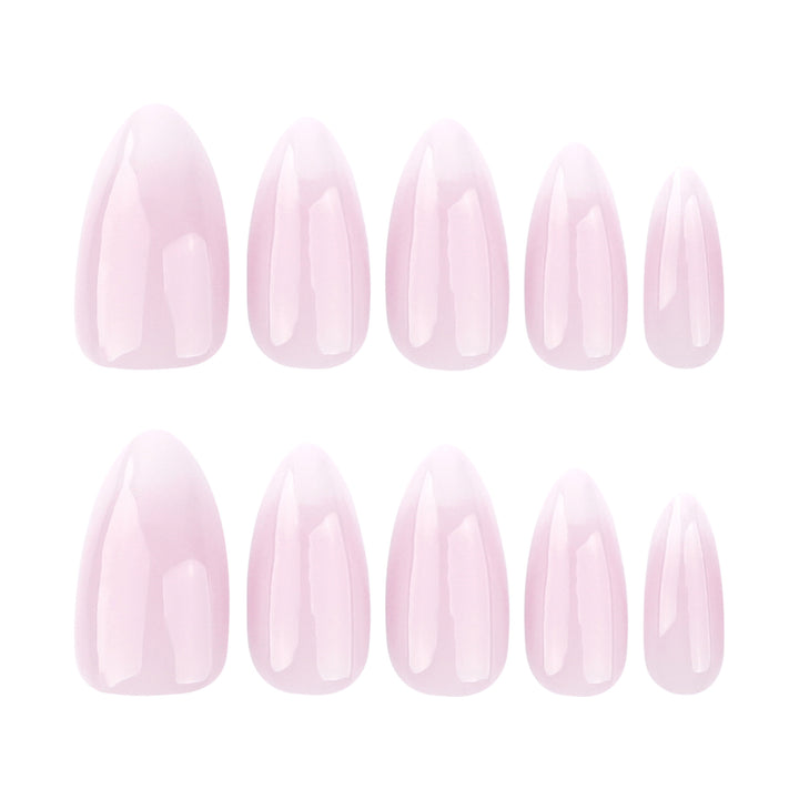 Elegant artificial nails with gentle ombre effect Kalsten