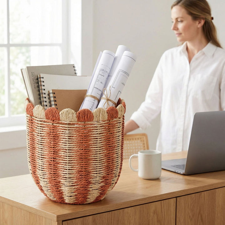 Decorative storage basket Kalsten
