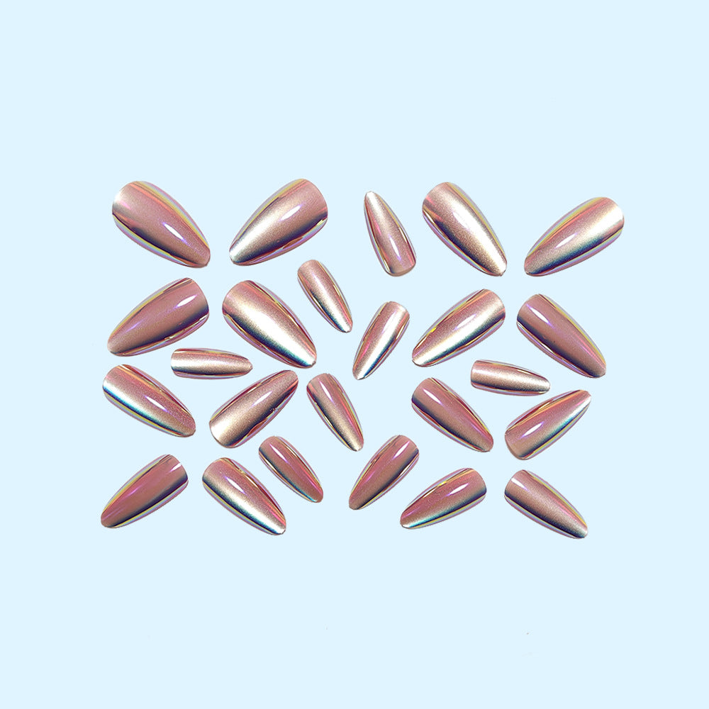 High-gloss artificial nails with elegant gradient Kalsten