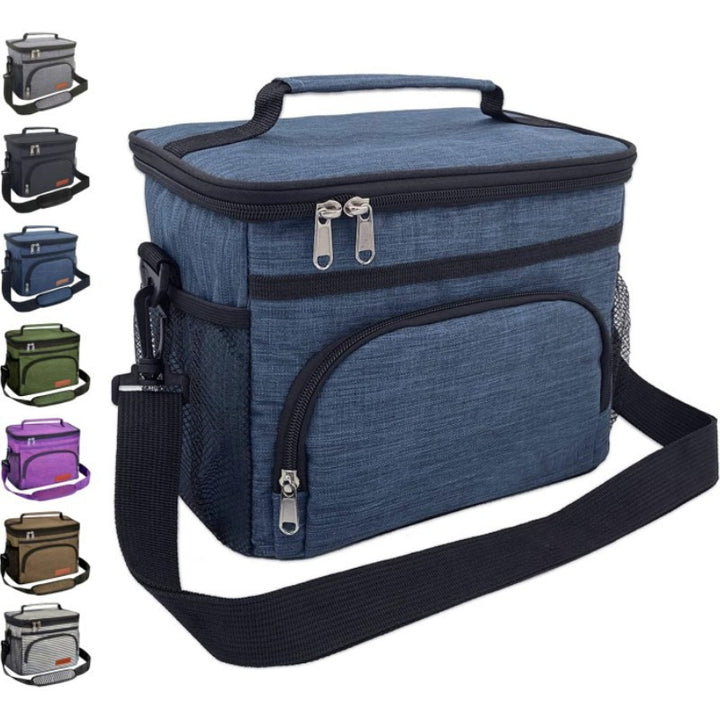 Cooler bag with multiple compartments and durable carrying handle Kalsten