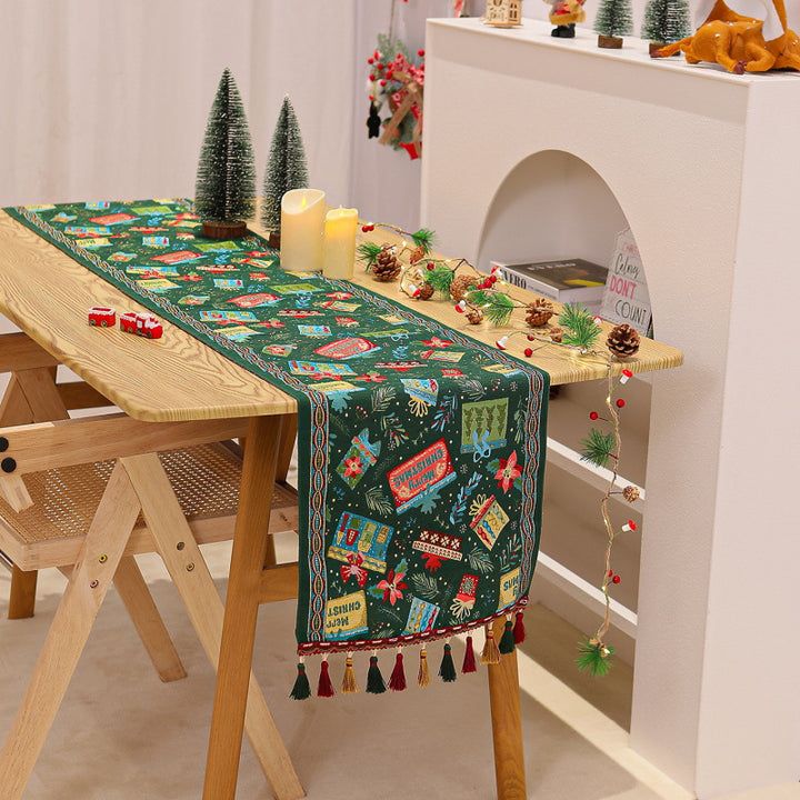 Festive table runner Kalsten