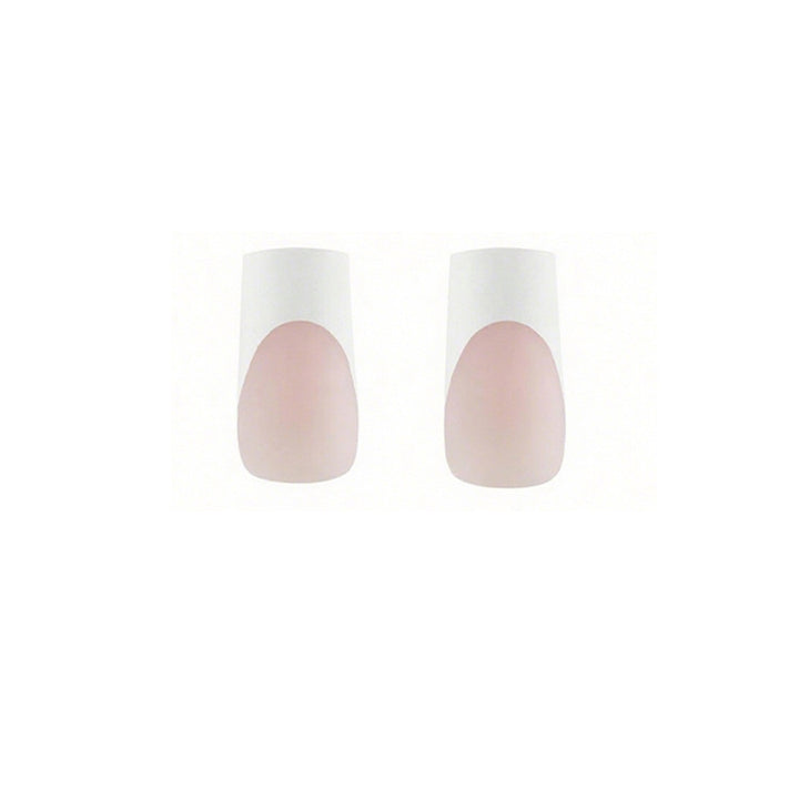 Modern French Tip Press-On Nails Kalsten