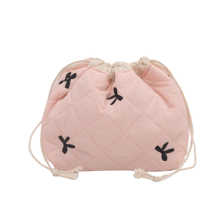Quilted Drawstring Pouch Kalsten