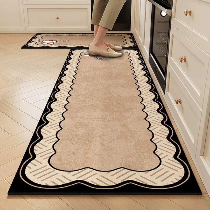 Cute Dog-Themed Kitchen Runner Mat