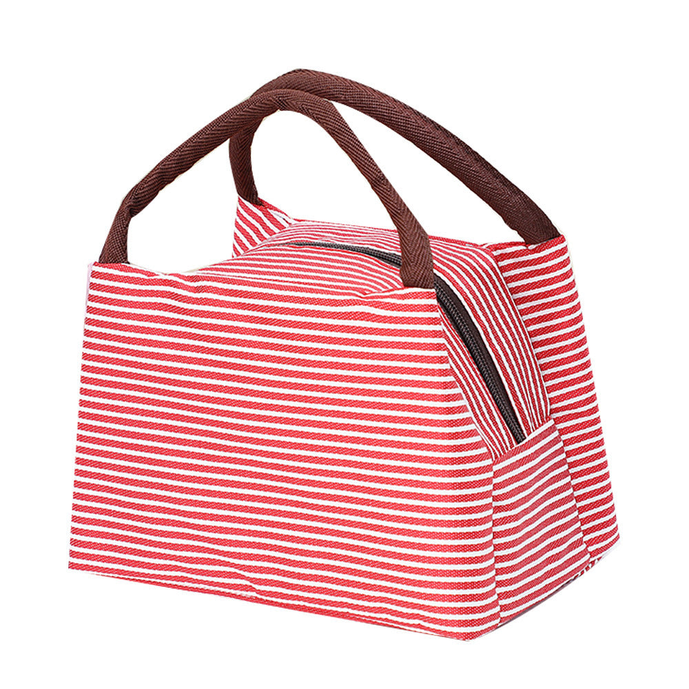 Insulated Striped Lunch Bag Kalsten