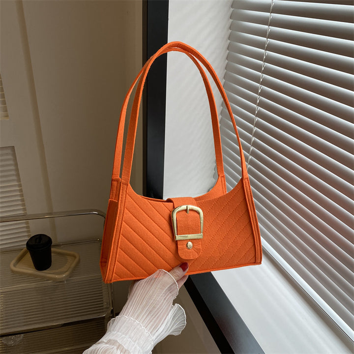 Structured Quilted Handbag