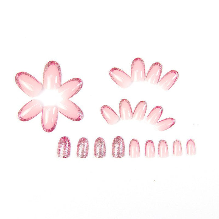 Artistic nail set with 3D flower and bow details Kalsten