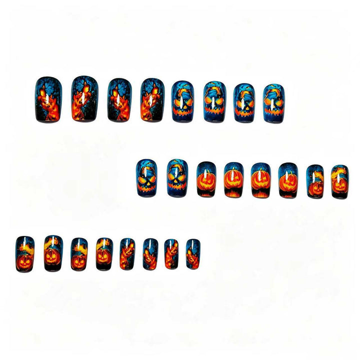 Artifical nails with Creative Halloween design Kalsten