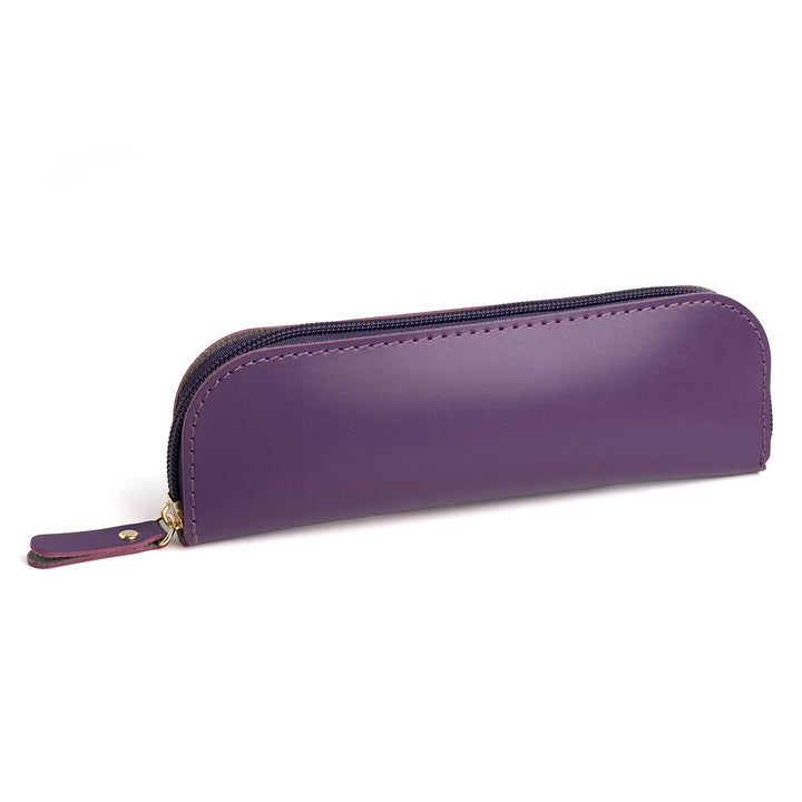 Zippered Leather Pencil Case Kalsten