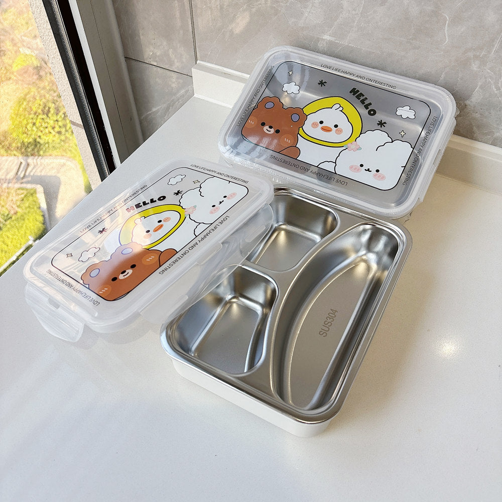 Creative Multi-Compartment Food Storage Container